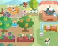 Dr Panda farm kiszolgálós HTML5 játék