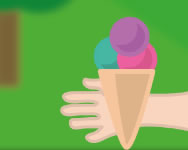 Ice cream rain kiszolgálós HTML5 játék