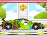 Sports car wash 2d kiszolgálós HTML5 játék